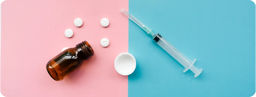 Intramuscular Injection vs. Pill